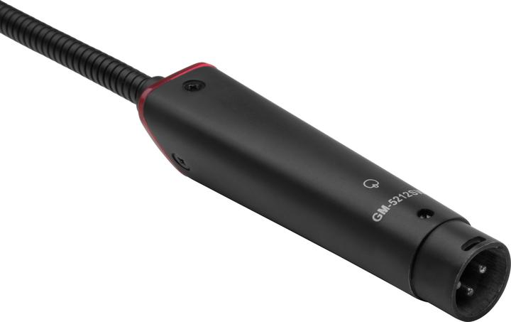 Actual product image JTS Electret gooseneck microphone with on/off push-button