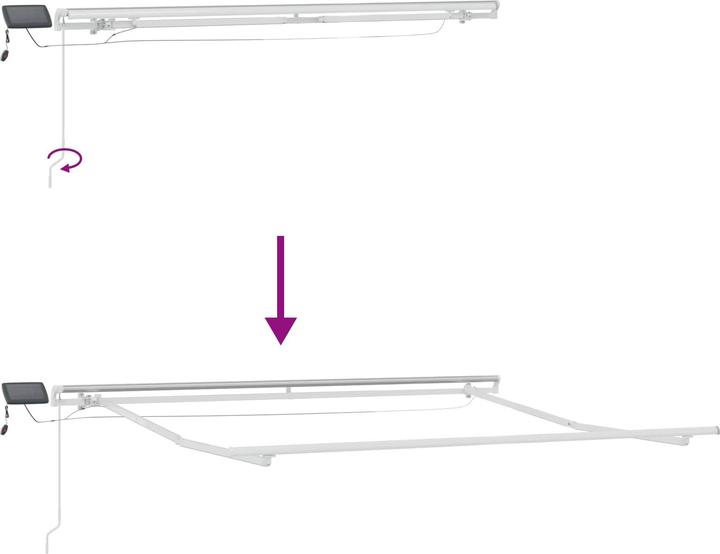 Produktbild vidaXL Einziehbare Markise (3 m)
