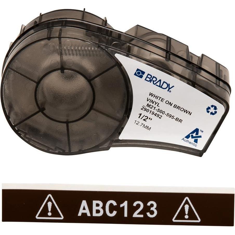 Brady, Rotolo di etichette, M211 e M210, etichette in vinile per uso interno ed esterno (2.54 cm)
