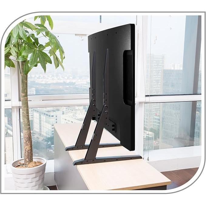 Thumbnail - PureMounts Pm-Tvs-02 (Universal, 70", 35 kg), TV Ständer, Schwarz