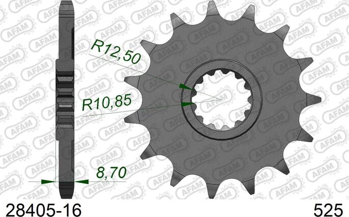 Immagine prodotto Afam 525 16 dents (16)