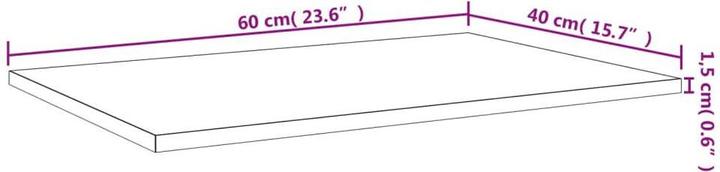 Immagine prodotto vidaXL Goodding willow (60 x 40 x 1,5 cm)