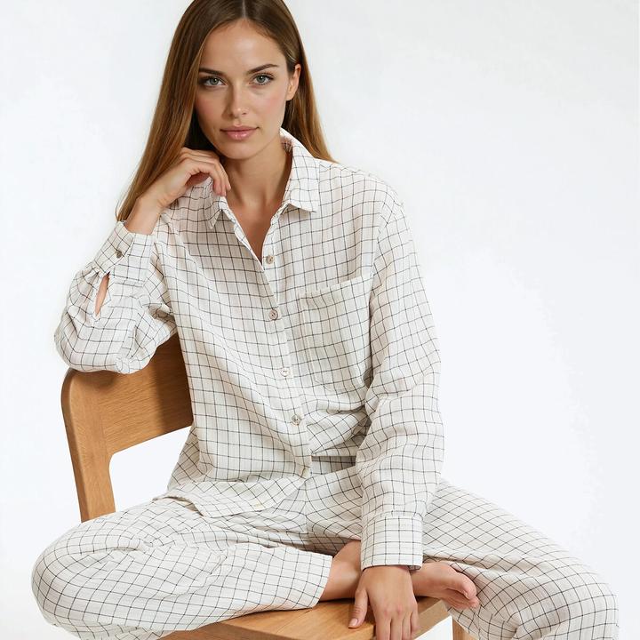 Produktbild La Redoute Collections Gestreifter Pyjama (XL)