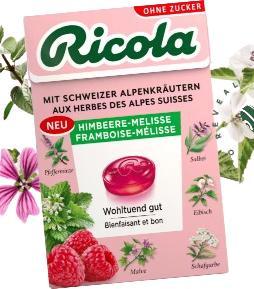 Actual product image Ricola Raspberry-Melissa (50 g, 1 pcs.)