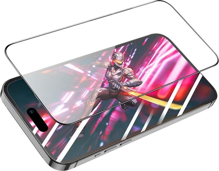 Actual product image König Design Screen protector armoured film for Apple iPhone 15 Pro Max - glass (1 Piece, Apple iPhone 15 Pro Max)