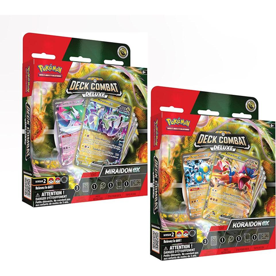 Thumbnail - Pokémon Deck 60 Karten Miraidon EX und Koraidon EX.