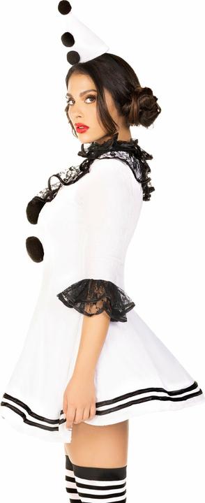 Actual product image Leg Avenue Pierrot frill dress - clown costume for carnival Halloween (S, M)