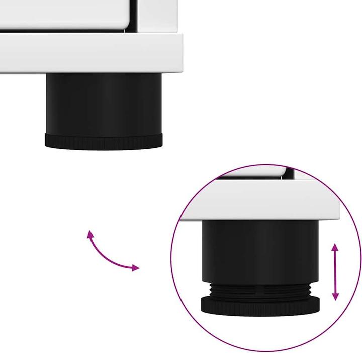 Actual product image vidaXL Badezimmerschrank (30.50 x 30 x 101 cm)