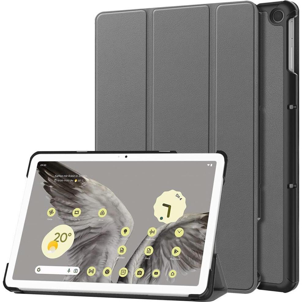 Cover-Discount Google Pixel Tablet - Tri-fold Smart Case grau (Google Pixel Tablet), Tablet Hülle, Grau