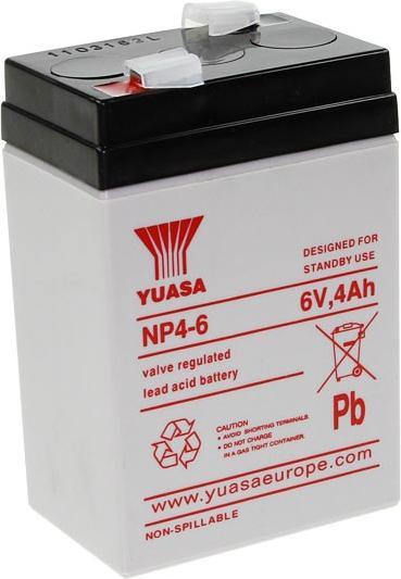 Yuasa NP4-6 6V 4Ah USV-Batterie