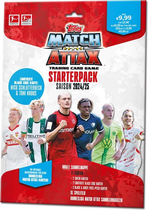 Topps MatchAttax Bundesliga 2024 starter pack (German, Booster Pack)