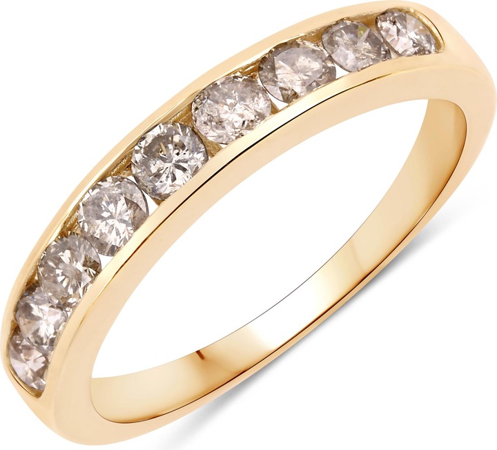 Produktbild Xen Ring mit 9 Diamanten 0,86 ct. 375 Gelbgold (54)