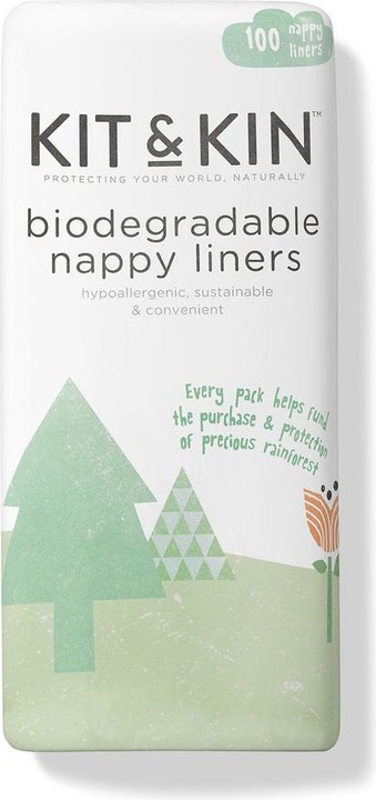 Actual product image Kit & Kin Liners (One size, 100 Piece)