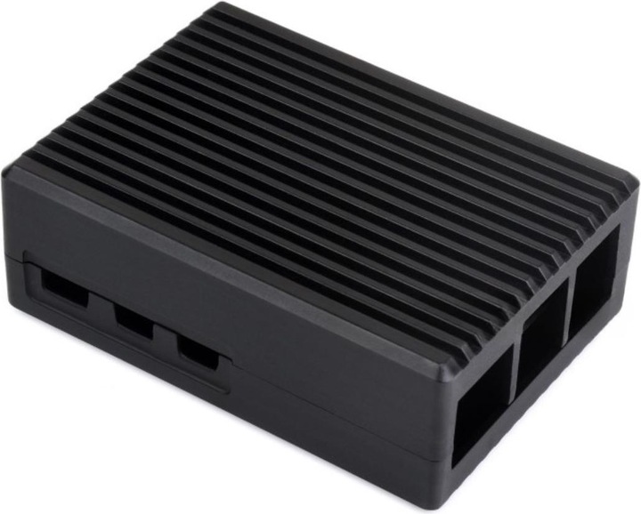 Actual product image WaveShare Raspberry Pi 5 aluminium housing with fan