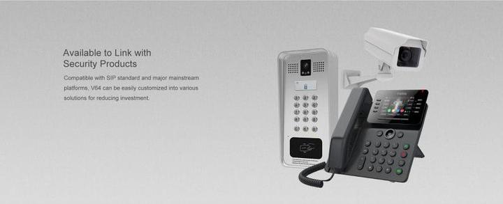 Produktbild Fanvil Tischtelefon V64 Schwarz