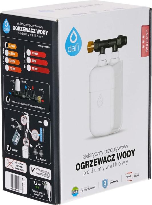 Actual product image Dafi POZ03132 Kettle & Boiler Vertical Without Tank (Direct)