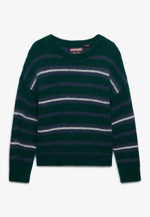 Image du produit Superdry Pull en maille rayé brossé décontracté femme (S)