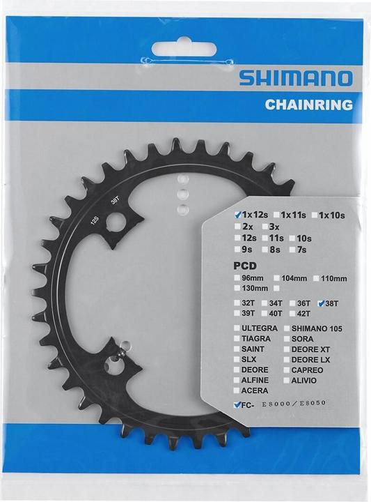 Actual product image Shimano Chainring (38)