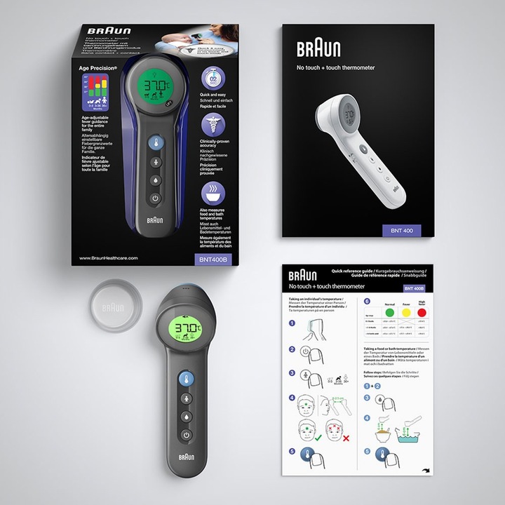 Productafbeelding Braun BNT 400B No Touch (Contactloos, Voorhoofd)
