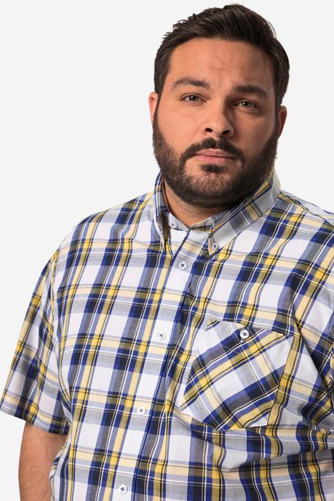 Immagine prodotto Boston Park Karohemd, Halbarm, Buttondown-Kragen, Comfort Fit (L)