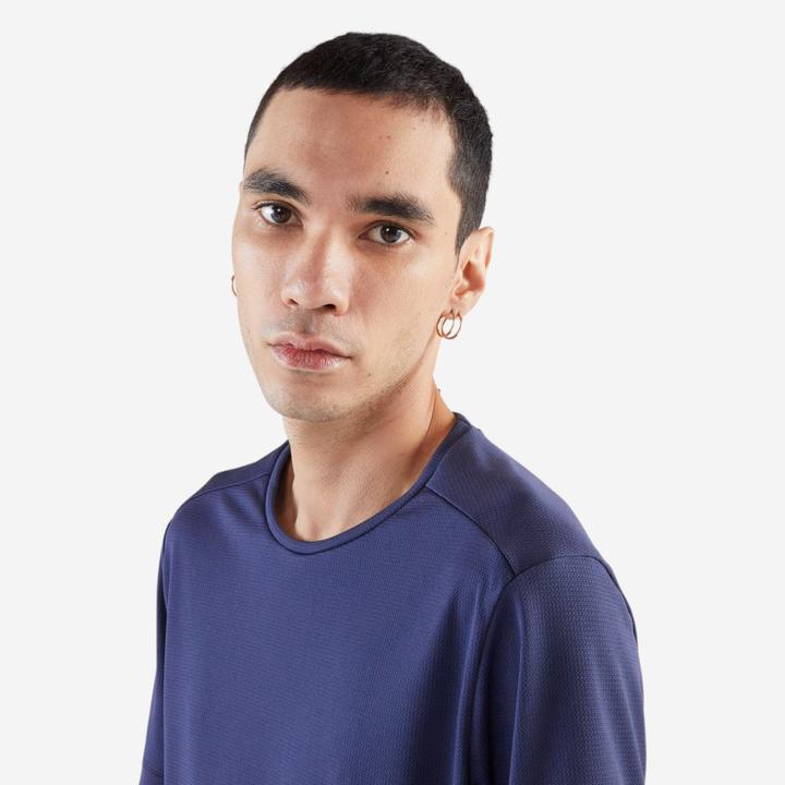 Produktbild Decathlon Laufshirt kurzarm Herren atmungsaktiv - Run 100 Dry dunkelblau (S)
