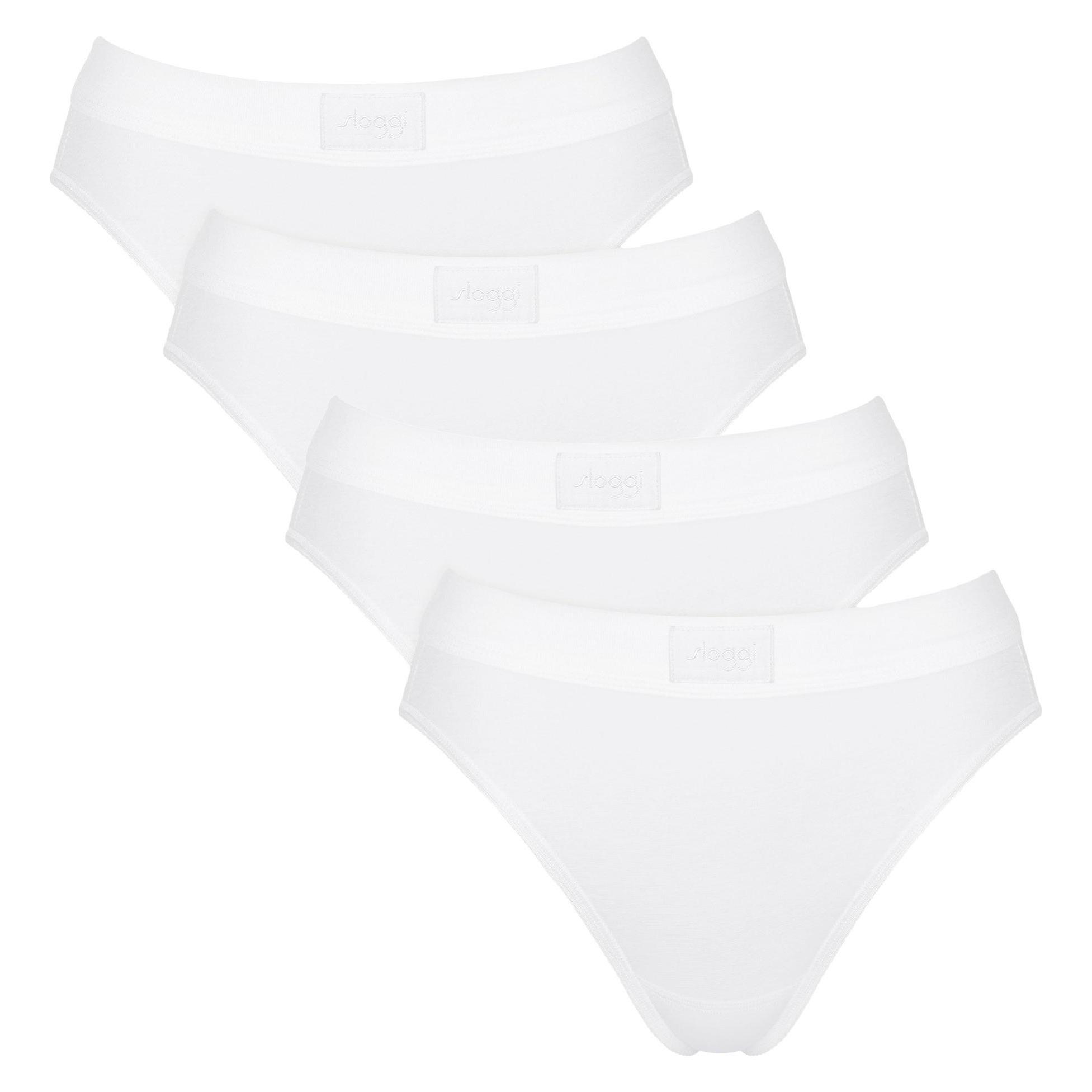 Sloggi, Damen, Unterhosen, Double Comfort Tai 4P, Weiss, (Xxl, 4er Pack)