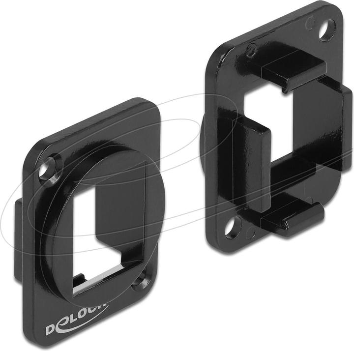 Image du produit Delock Support Keystone 1 port pour type D métal
