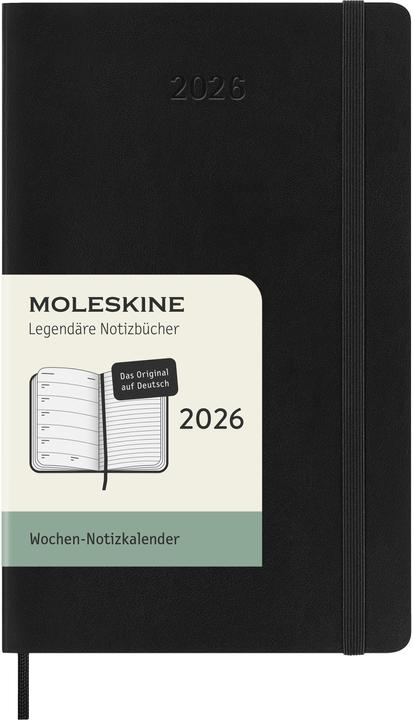 Moleskine WONK 2026 DE PK SC Swrz (9 x 14 cm, Allemand)