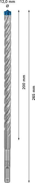 Actual product image Bosch Professional Zubehör EXPERT SDS plus-7X hammer drill bits, 12 x 200 x 265 mm, 30 pcs. (12 millimetres)