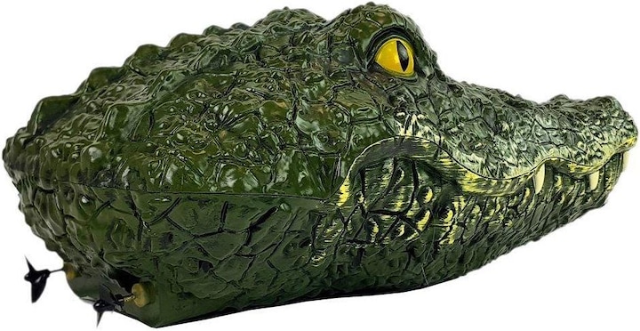 Actual product image Lean Toys Remote Control Crocodile Boat 2.4G
