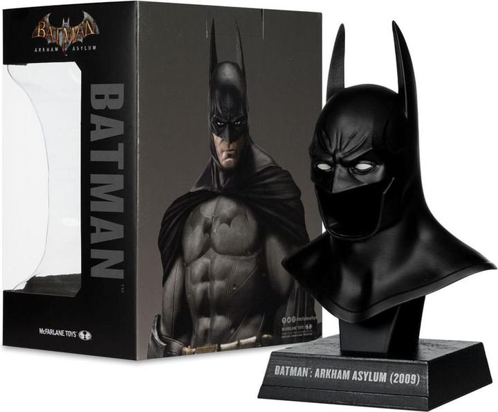 Actual product image McFarlane Batman: Arkham Asylum DC Direct Mini-Replica 1/3 Batman Mask 19 cm