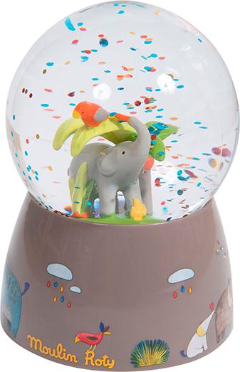 Produktbild Moulin Roty Schneekugel mit Musik Elefant