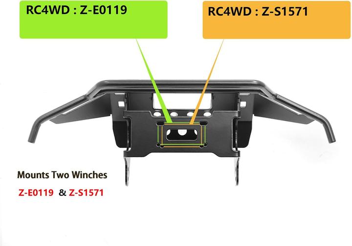 Produktbild Rc4Wd Front Rohr-Stossstange, TRX-4 Bronco 21