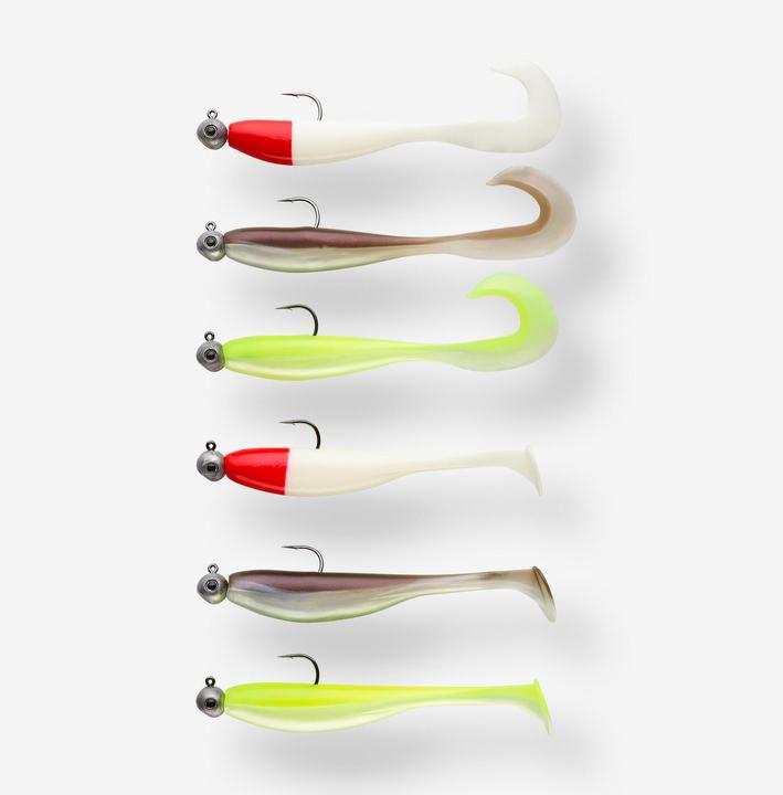 Actual product image Caperlan Set of rubber fish mounted Natori SHD 105 / GRB 110 RTC (10.50 cm)