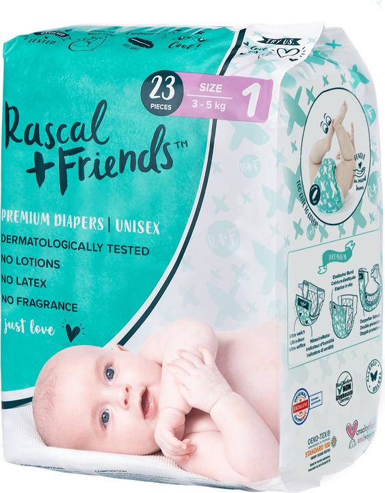 Image du produit Rascal+Friends Premium (Taille 1, Pack, 23 pcs)