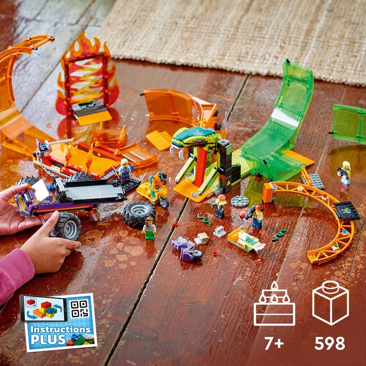Produktbild LEGO Stuntshow-Doppellooping (60339, LEGO City)