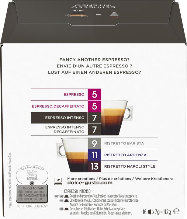 Image du produit Nescafé Dolce Gusto Espresso Intenso (16 x Port.)