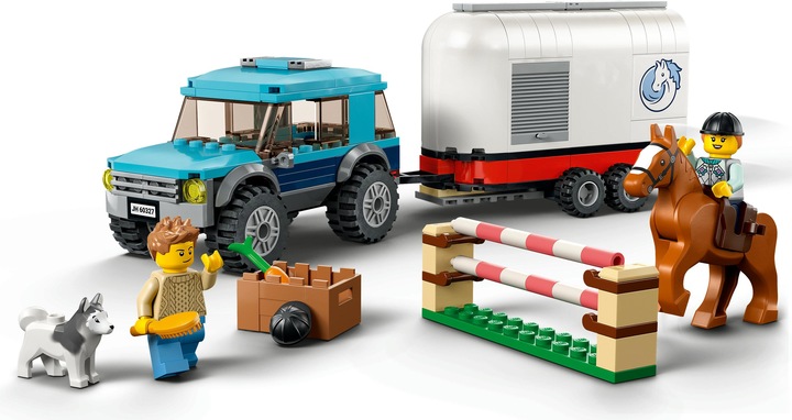 Produktbild LEGO SUV mit Pferdeanhänger (60327, LEGO City)