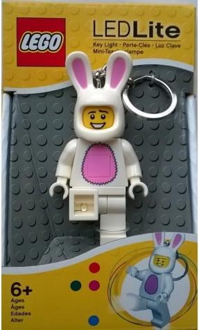 Actual product image Euromic LEGO - Keychain w/LED - Bunny (4006036-LGL-KE73H)