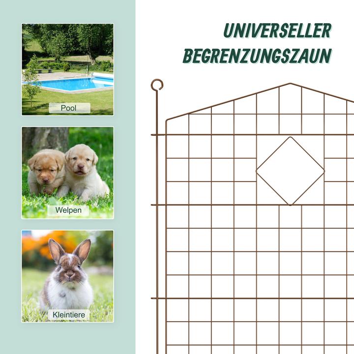 Image du produit Relaxdays 5x barrières-de-jardin