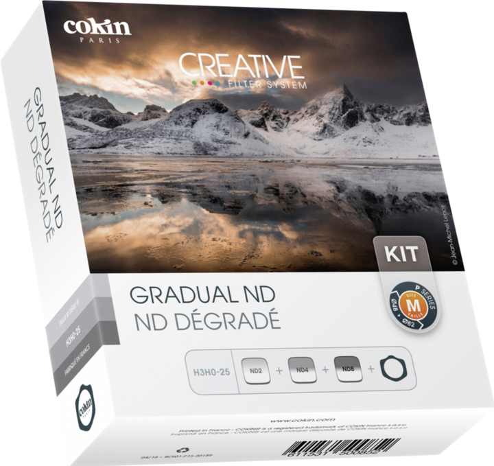 Produktbild Cokin H3H0-25 Gradual ND Filter Kit + Filterhalter (82 mm, ND- / Graufilter, 82 mm)