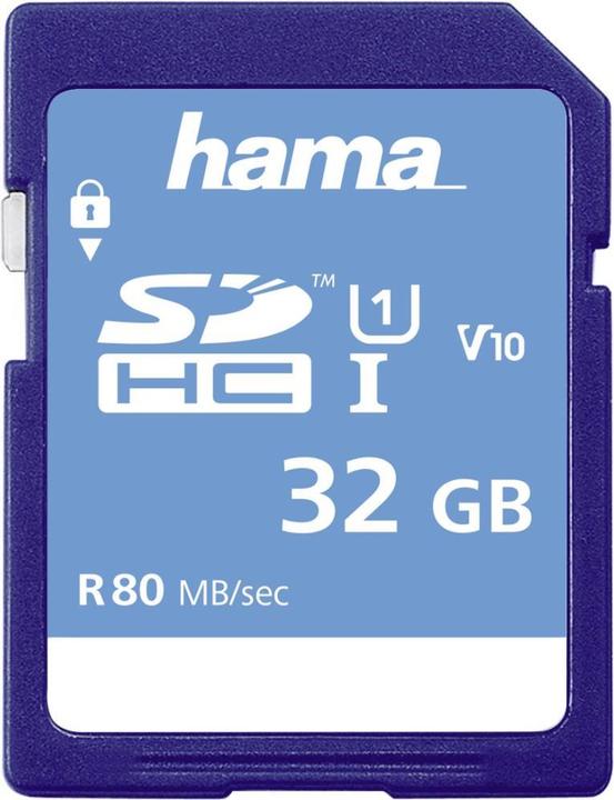 Produktbild Hama Sdhc (32 GB, SDHC, U1, UHS-I)