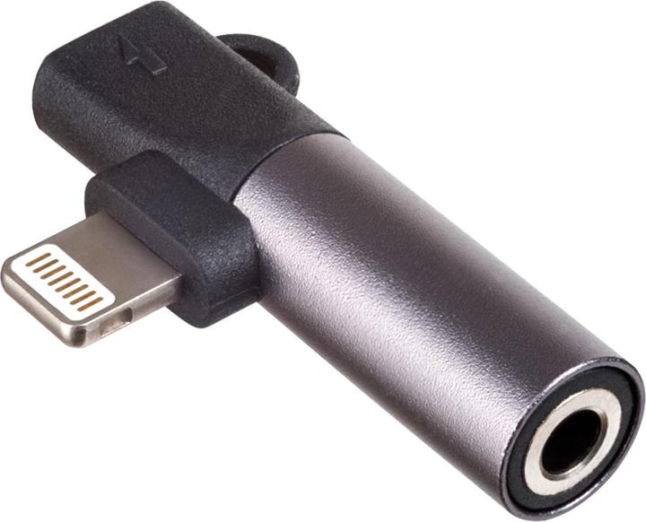 Akyga Adapter AK-AD-63 Lightning (m) / Lightning (f) / Klinke 3,5 mm (Lightning, 3.5mm Klinke)