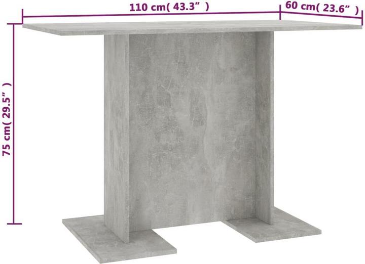 Produktbild vidaXL Klaudia (110 x 60 x 75 cm)