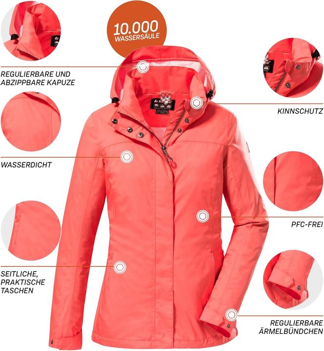 Actual product image Killtec Functional Jacket with Detachable Hood (48)