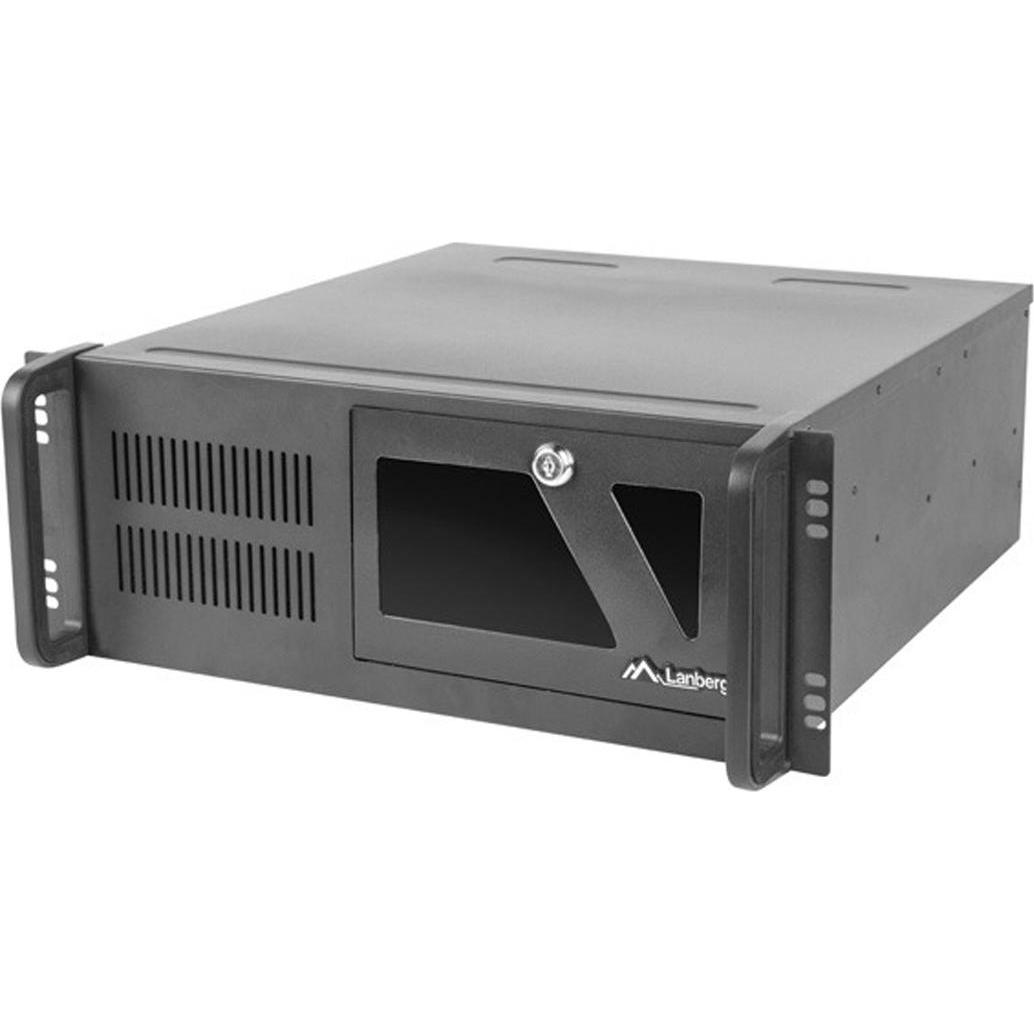 Lanberg SC01-4504-10B Modulares Servergehäuse Rack (4U), Server Barebone