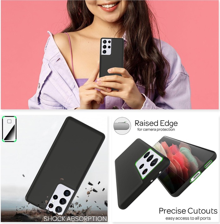 Actual product image Nalia Ultra Thin Hardcase (Samsung Galaxy S21 Ultra)