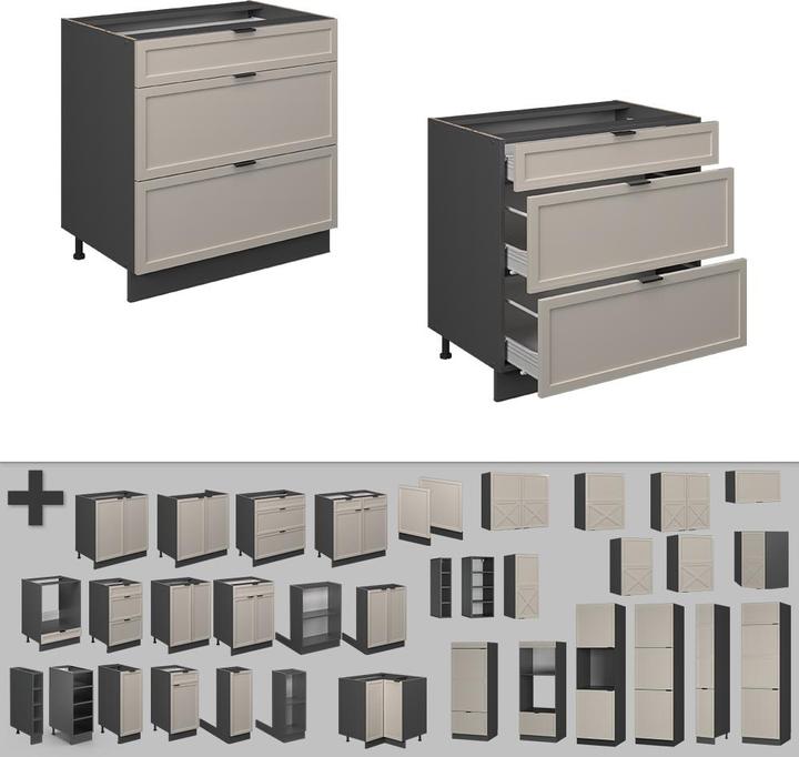 Actual product image Vicco Küchenunterschrank Fame-Line