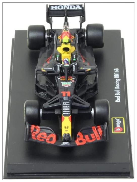 Actual product image Bburago Red Bull Racing RB16B F1 Sergio Pérez 2021