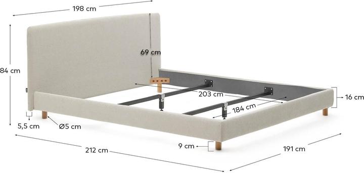 Produktbild Kave Home Valma (180 x 200 cm)